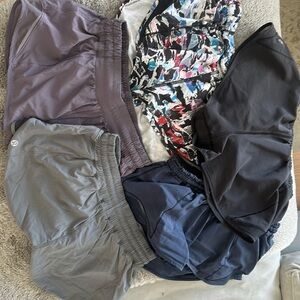 Bundle of 5 Lululemon shorts
